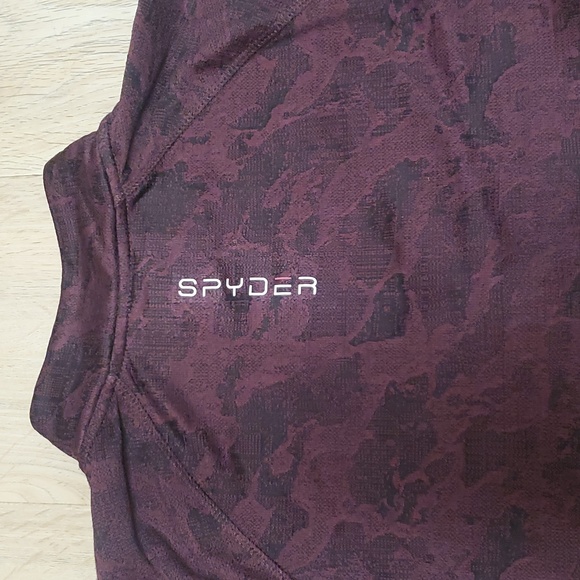 Spyder Active Camo 1/4 zip Pullover- L - Picture 6 of 8